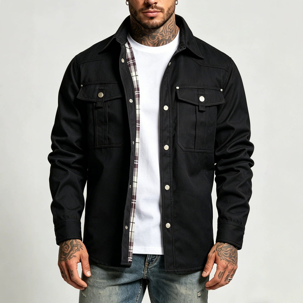 Chemise à manches longues pour hommes