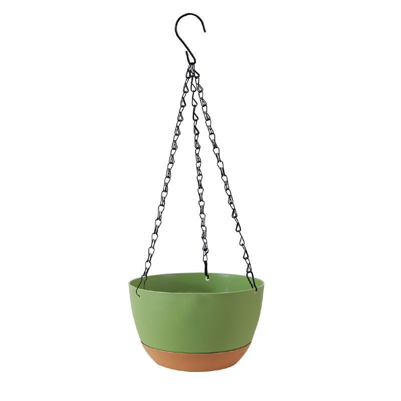 Panier de planteur à suspension en résine épais Pot vertical créatif pour suceurs de pothos Durable