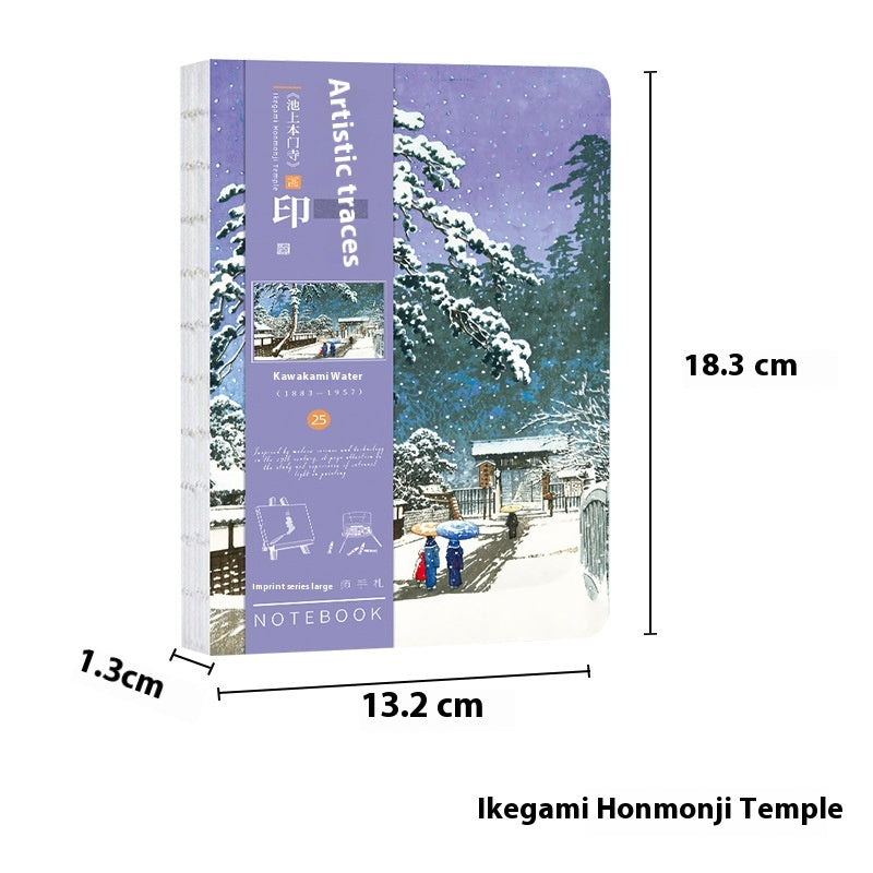 Ukiyo-e Série Kanagawa Surf Village Retro Artist Ledger