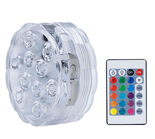 LED télécommande plongée lumière de bougie imperméable