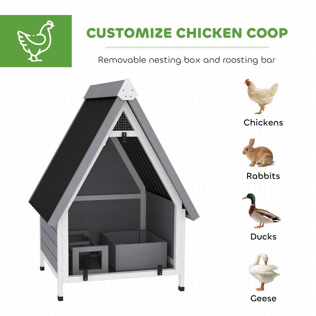 Coop de poulet pour 2 poulets