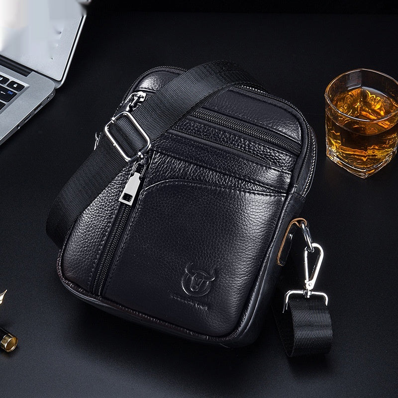 Sac de messager en cuir pour hommes