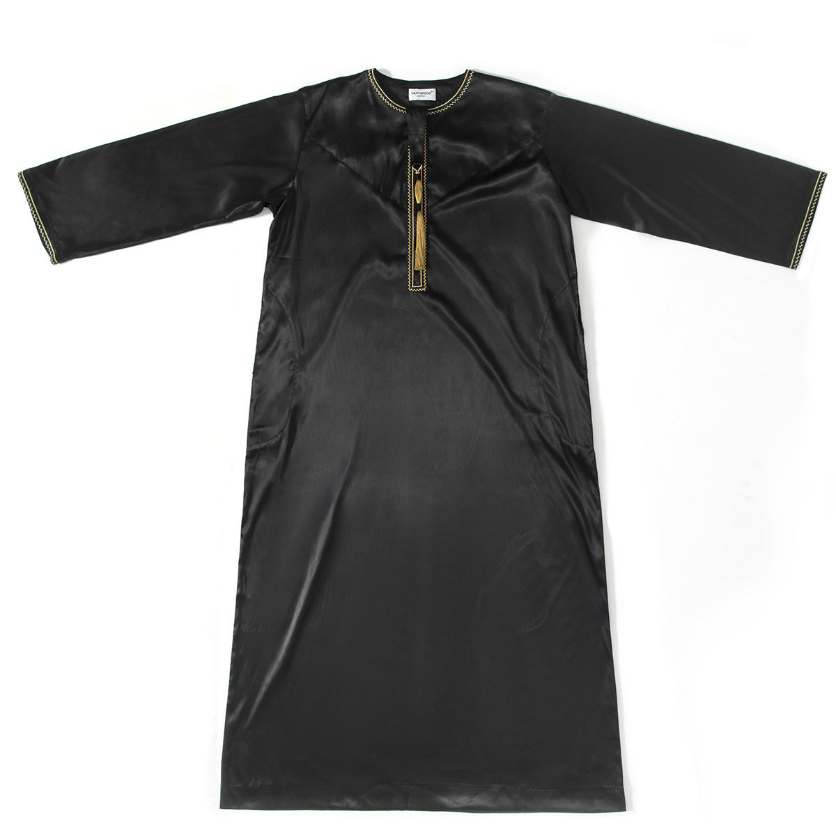 Contraste ethnique couleur robe homme