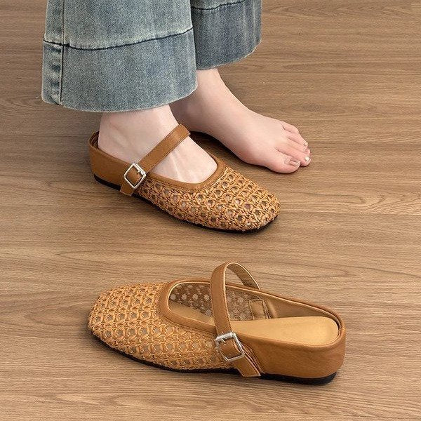 Talon caché à la française Half-slipper pour femmes