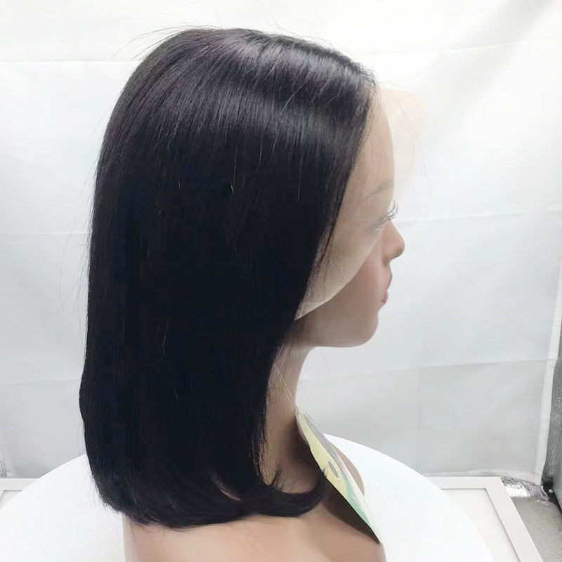Ensemble de cheveux de dentelle avant plein de gens réels