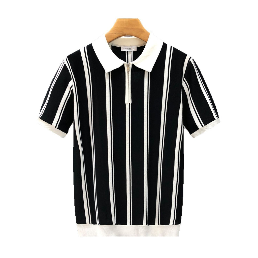 Polo à manches courtes à manches courtes pour hommes
