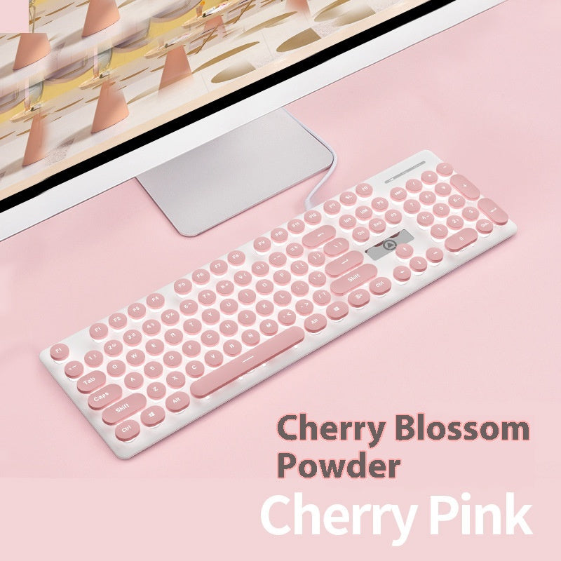 Punk Mechanical Keyboard Luminous Computer Notebook Accessories