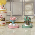 Support téléphonique mignon Tulip Rabbit Resin