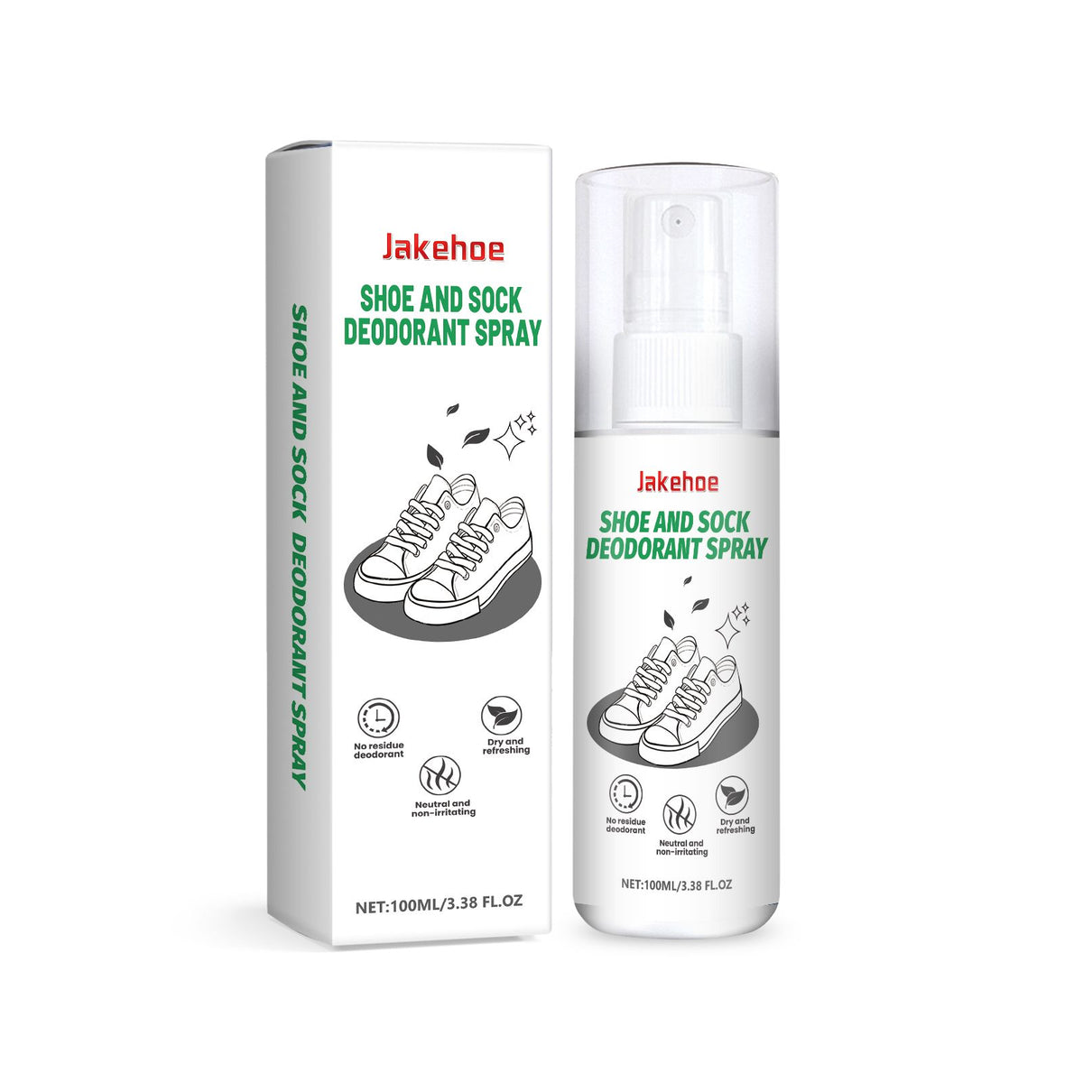 Vaporisateur de désodorisation des chaussures et des chaussettes JAKEHOE