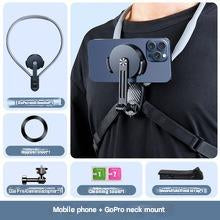 Magnetic Neck Strap Mount for Mobile Live Streaming with Anti-Shake Shooting Original-Angl