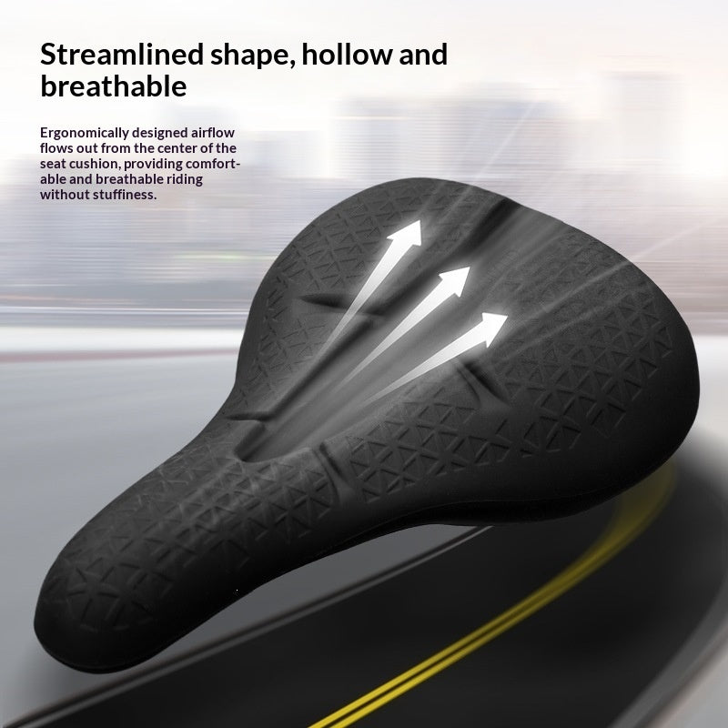 Couverture de selle de vélo ultra-douce pour prévenir la douleur de cul