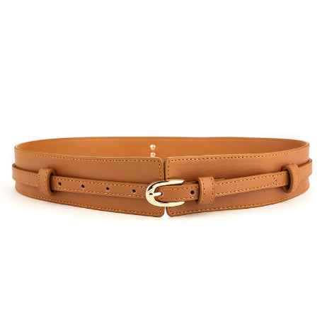 Large ceinture de ceinture-couleur de joint-camel couleur-1 pièce