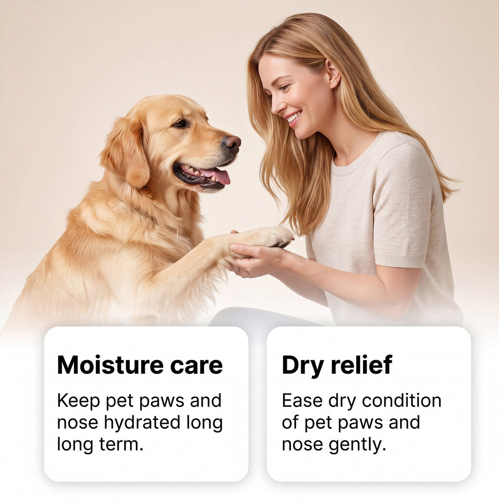 Eeljoy Pet Paw and Nez Care Baume a une texture fine et lisse