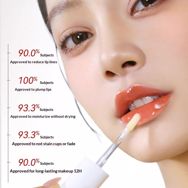 Lanji Beauté huile à lèvres volumisante en changement de couleur