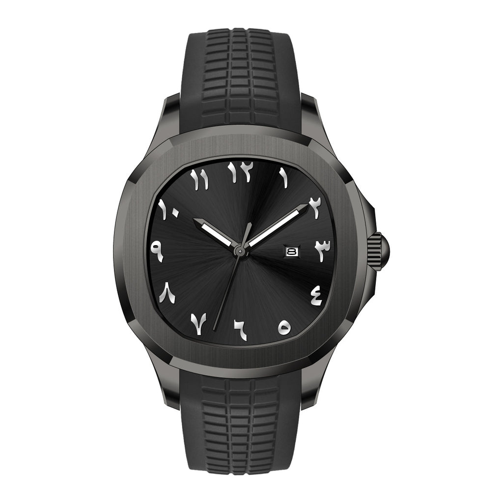 Montre Quartz étanche Classic Grenade bracelet en silicone