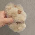 Automne et hiver doux en peluche glutineuse bague de cheveux épais