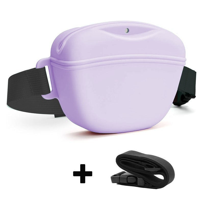 Sac d'entraînement pour chien portable en silicone