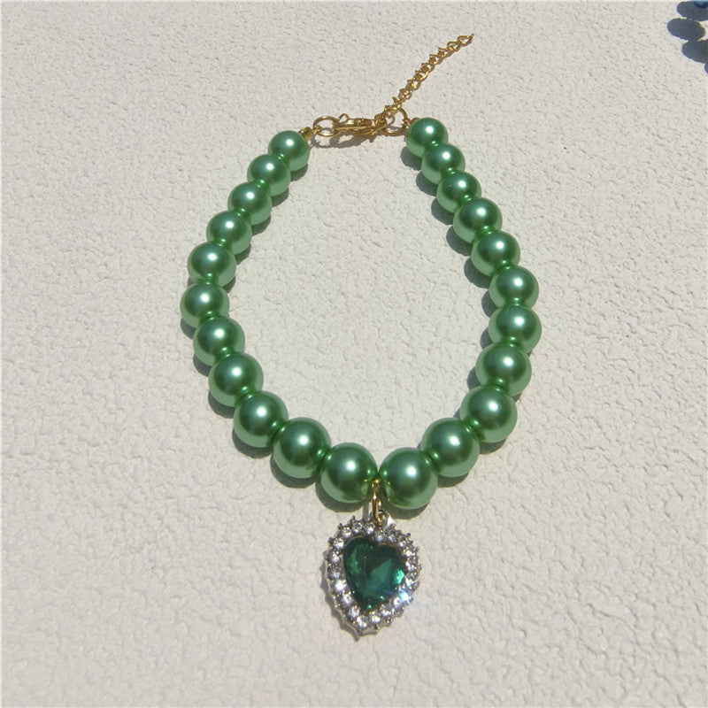 Collier pendentif en pierre gemme façonnable