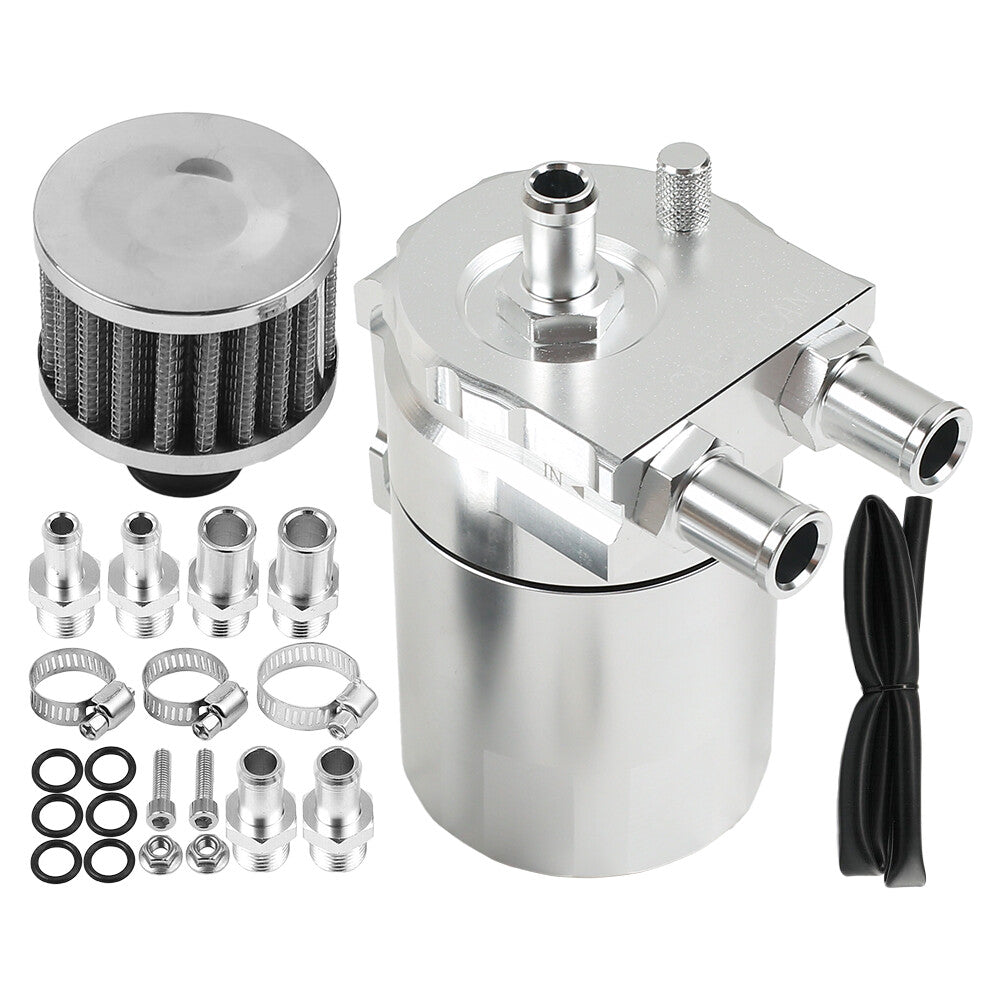 Catch d'huile peut Kit Respirateur Baffled réservoir réservoir 300ML universel avec filtre de tuyau