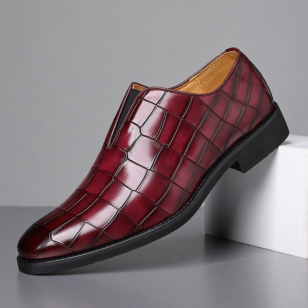 Pattern en pierre Casual Hommes Chaussures en cuir mode Et respirant