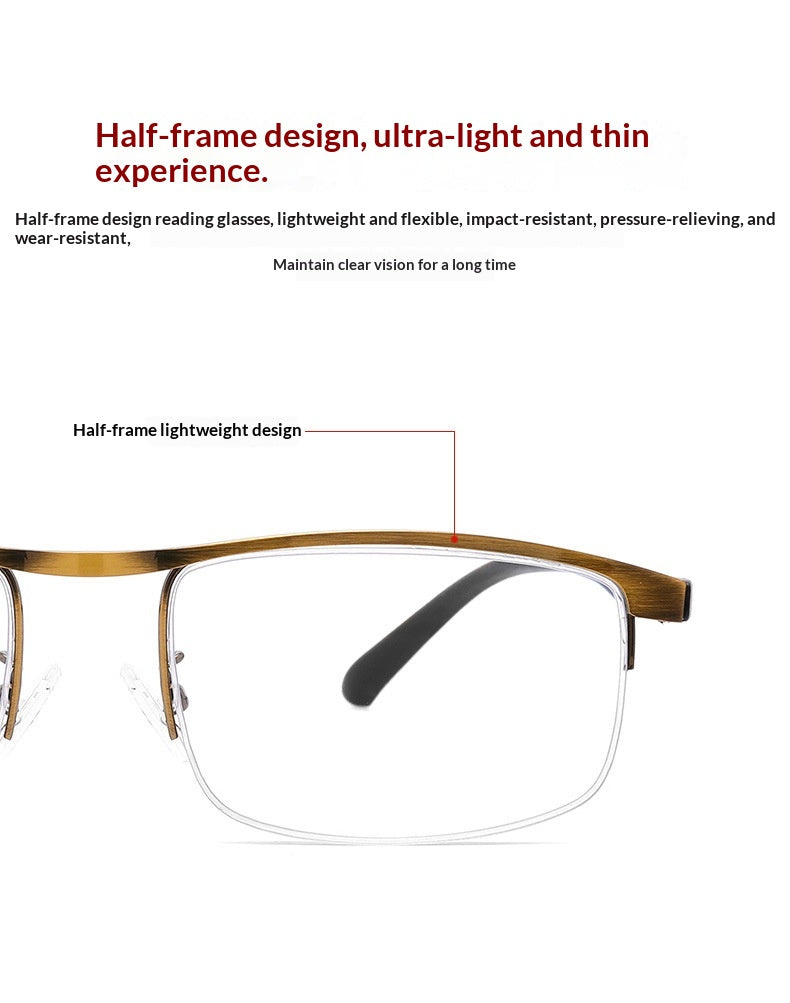 Lunettes de lecture intelligentes progressives à blocage de lumière bleue multifocale