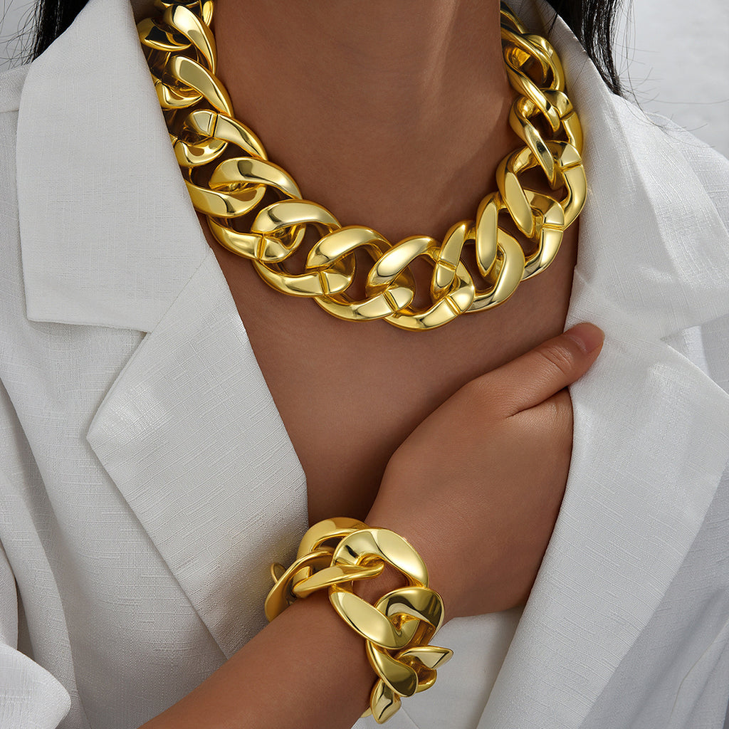 Ensemble de bijoux pour femmes Chunky Link