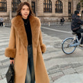 Femmes Automnehiver Demi-longueur Blazer Laine Trench Coat