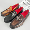 Chaussures en cuir casual d'affaires à la mode Chevalbit Buckle Design Summer Hollow-out Style