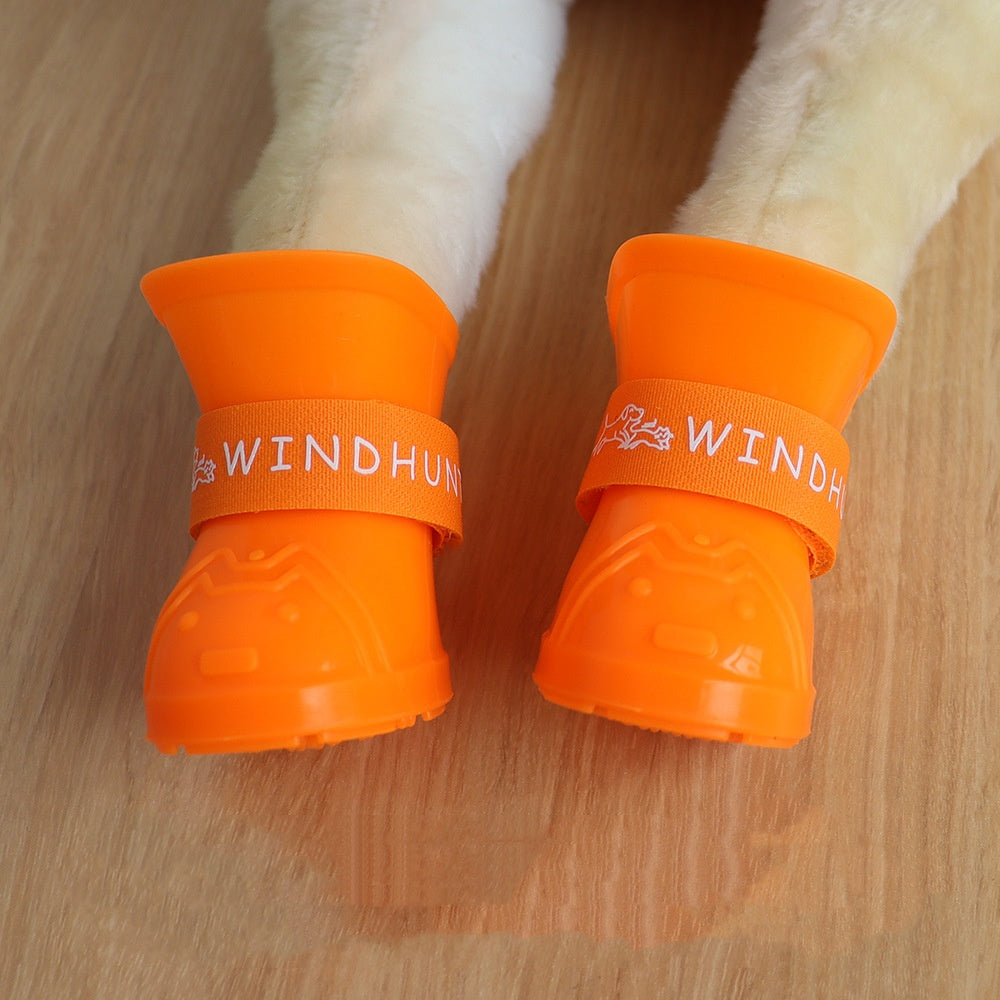 Bottes pour animaux de compagnie non glissantes étanches Et le fond doux résistant