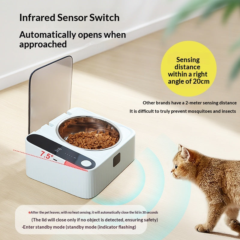 Smart Cat Bowl avec ouverture automatique pour chiens de compagnie