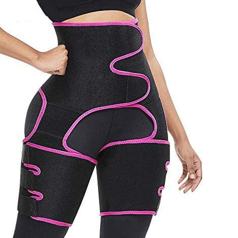 Ceinture triple en une ceinture et taille haute de taille de taille de formateur Hip Lifting Shaper Hip Zipper Ceinture