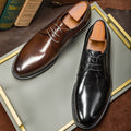 Chaussures en cuir pour hommes de style coréen