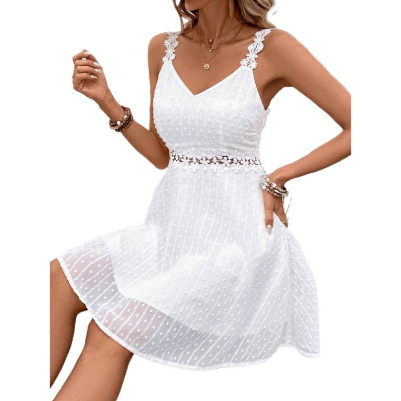 Robe décontractée sans manches pour femmes