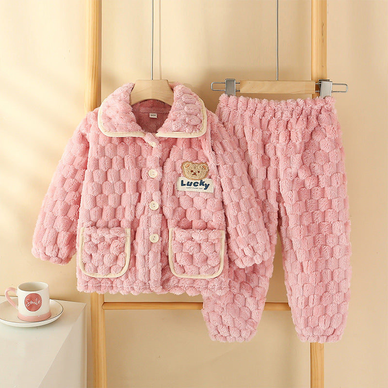 Maison de pyjama d'automne pour enfants