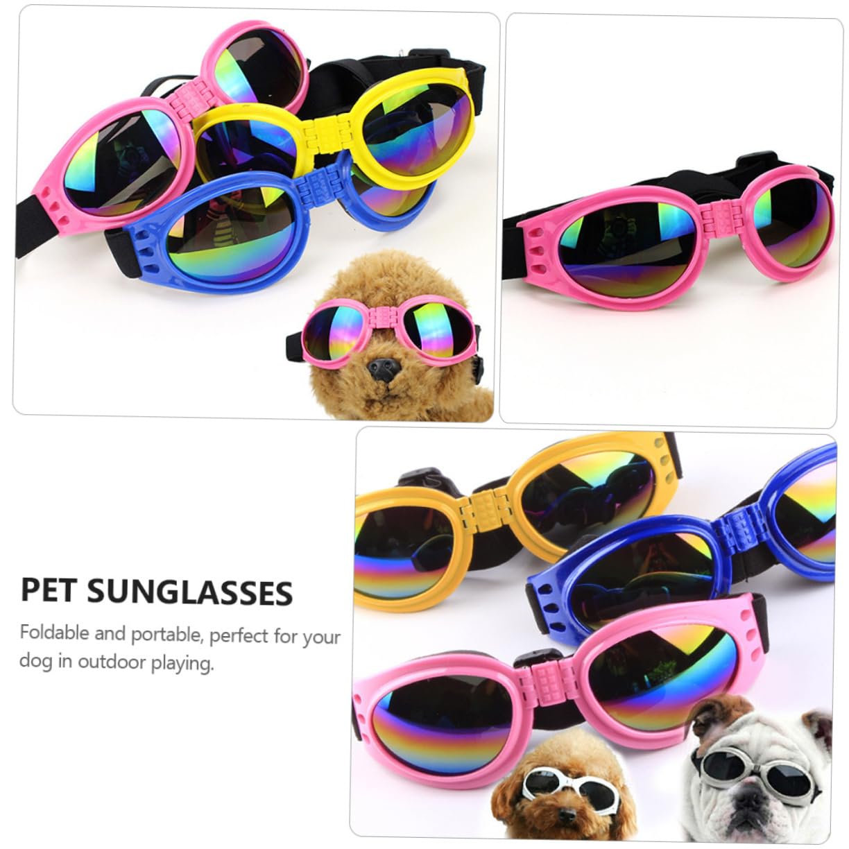 1 pièce, Lunettes de soleil pour chiens, lunettes, lunettes de soleil pour chiens, retriever doré coupe-vent, soleil spécial