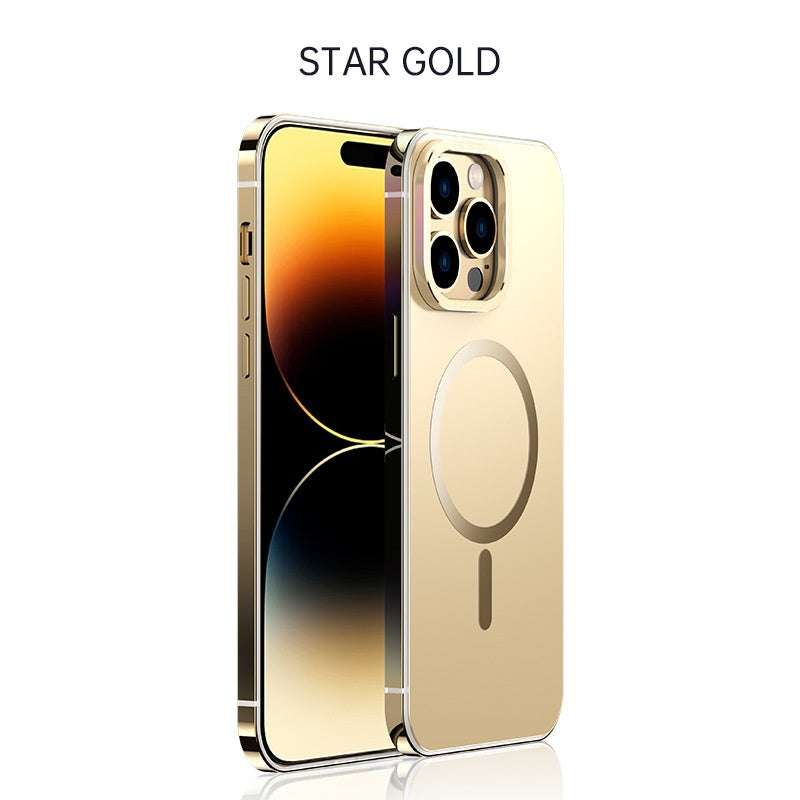 Aspiration magnétique adaptée au boîtier de téléphone de pointe