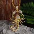 Micro Inlaid Luxury Full Diamond Real Gold Exquise Collier Micro Inlaid pour femmes