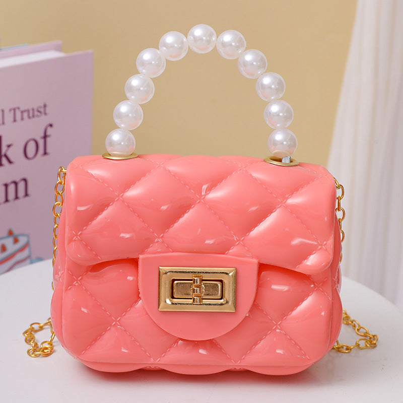 Sac candy à main Solid Color Strap à épaule unique