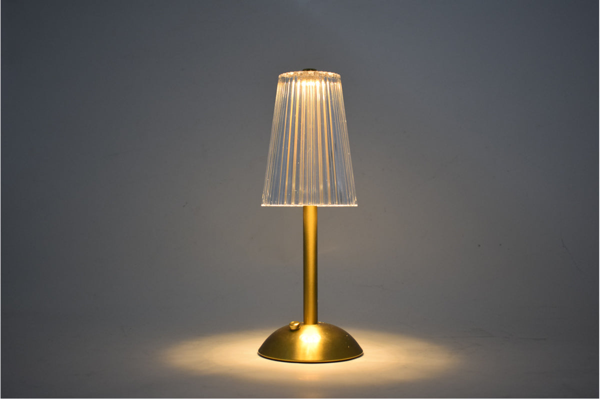 Retro Bedside Table Lamp Touch-Sensitive USB Charging Ambient Light