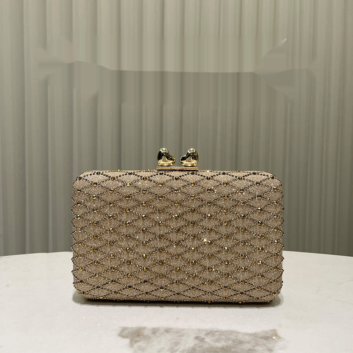Sac de soirée en strass de luxe pour femmes