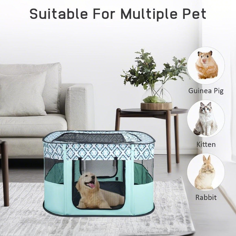 Tente pliable pour animaux domestiques Portable Soft Cage Indoor & Outdoors