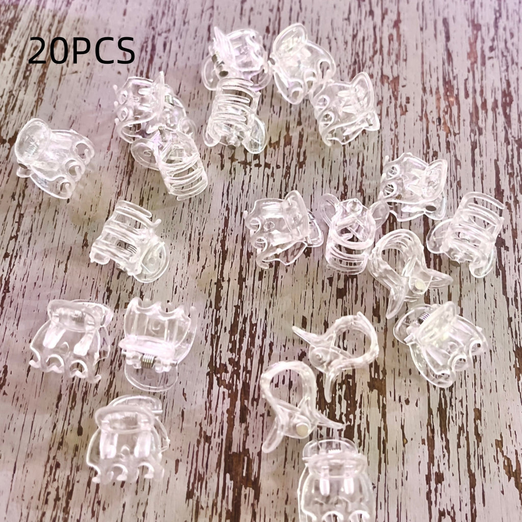 Accessoires de pince à cheveux Mini Grab couleur solide