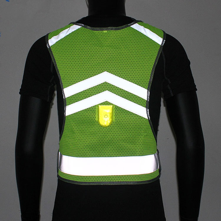 Flèche de course de nuit à la lumière LED avec pince à aimants Reflective