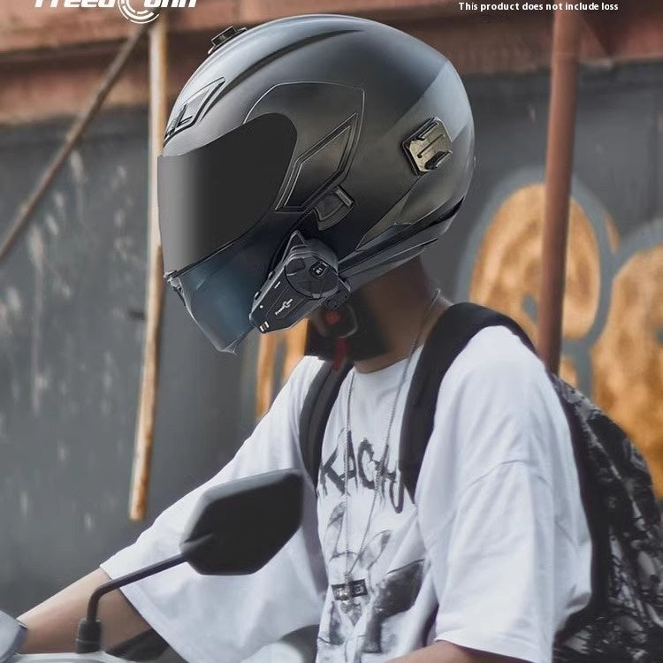 Casque de moto Bluetooth casque intégré appareil photo pratique