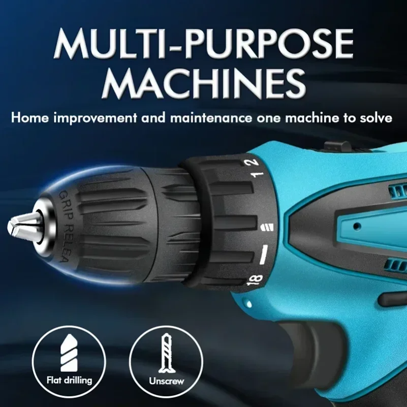 12V sans fil perceuse de perceuse outil électrique d'alimentation électrique avec 32 Nm de couple