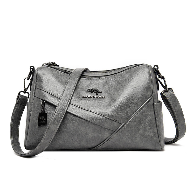 Épaule en cuir souple de mode Sac transversal de grande capacité