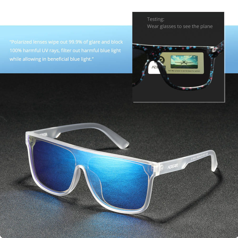 Lunettes de soleil polarisés à grand cadre européen et américain
