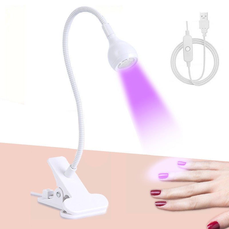 Lampe Gooseneck lampe de table USB avec clou de pince de colle UV polonaise