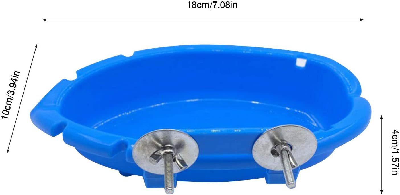 Baignoire multifonctionnelle pour oiseaux
