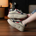 Femmes Polyvalent orteil rond Non-dérapant Chaussures papa